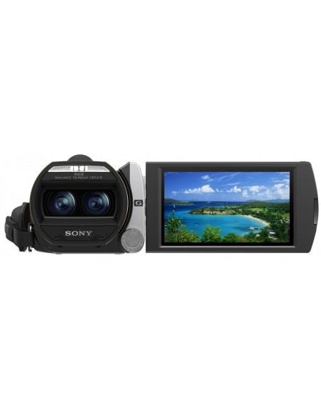 Sony HDR-TD20VE videocamera Videocamera palmare CMOS Full HD Nero, Argento