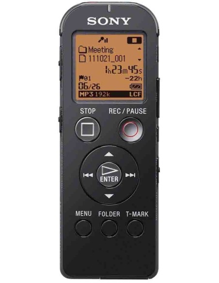 Sony ICD-UX522 Flash card Nero