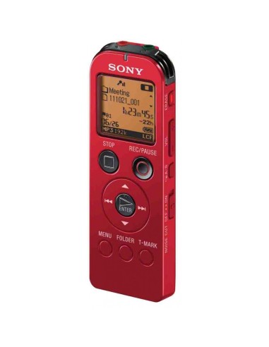 Sony ICD-UX522 Flash card Rosso
