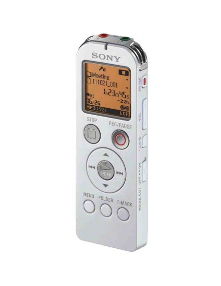 Sony ICD-UX522 Flash card Bianco