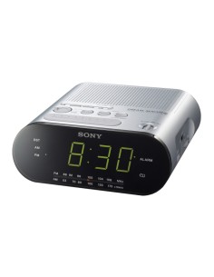 Sony ICF-C218 Orologio Analogico Argento