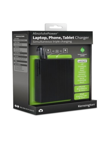 Kensington Caricatore AbsolutePower™ per notebook, telefono e tablet