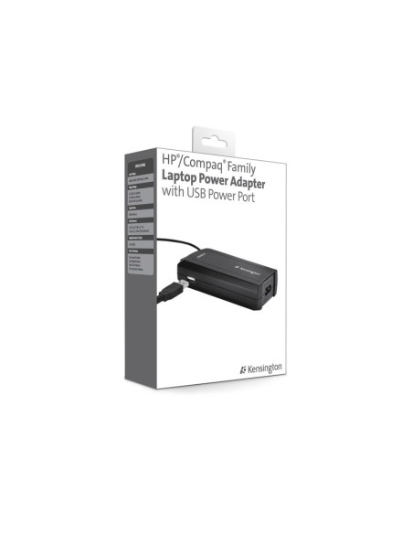 Kensington Alimentatore di corrente per notebook con USB HP Compaq