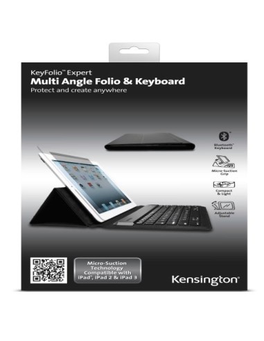 Kensington KeyFolio™ Expert Multi Angle per iPad®, iPad 2 e nuovo iPad