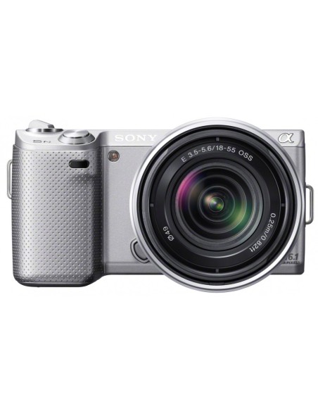 Sony α NEX-5 + E 18-55mm MILC 16,1 MP CMOS 4912 x 3264 Pixel Argento