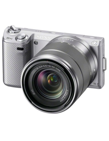 Sony α NEX-5 + E 18-55mm MILC 16,1 MP CMOS 4912 x 3264 Pixel Argento