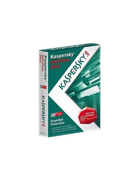 Kaspersky Lab Anti-Virus 2012, 3u, 1y, ITA 3 licenza e 1 anno i