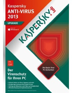 Kaspersky Lab Anti-Virus 2013, Base, Box, 1PC, 1Y Licenza base 1 anno i
