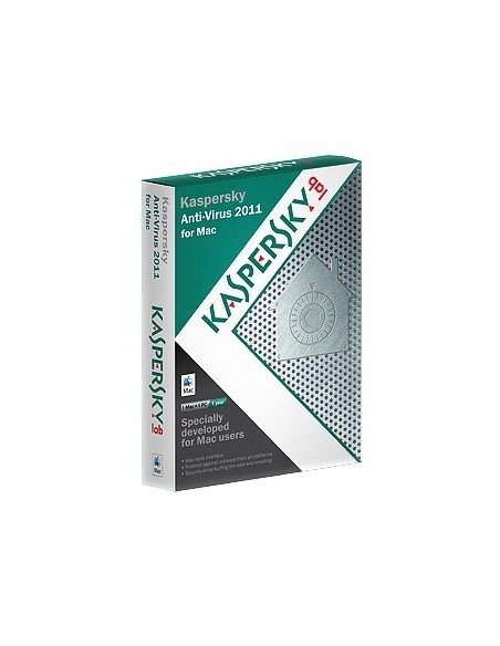 Kaspersky Lab Anti-Virus 2011 f Mac, 1u, 1y, Base Licenza base 1 licenza e 1 anno i