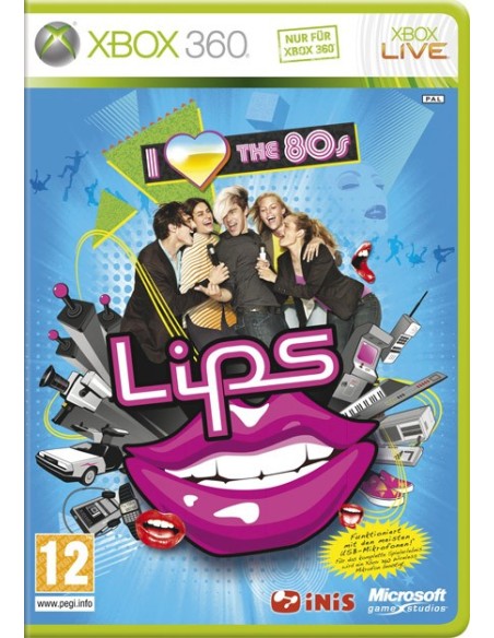 Microsoft Lips  I Love The 80s Xbox 360