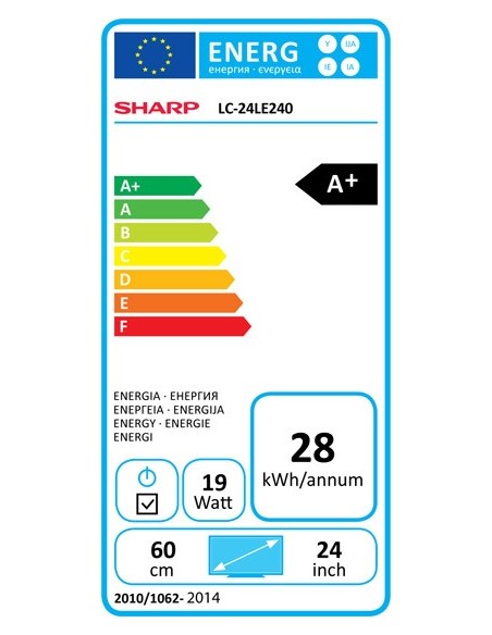 Sharp LC-24LE240E TV 61 cm (24") Full HD Nero