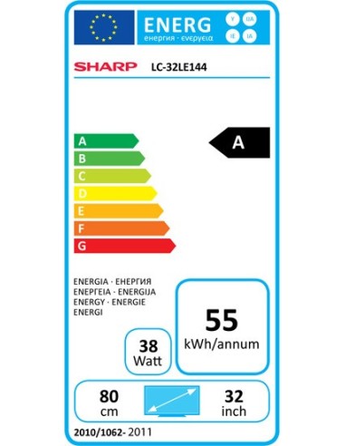 Sharp LC-32LE144E TV 81,3 cm (32") HD Nero