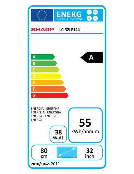 Sharp LC-32LE144E TV 81,3 cm (32") HD Nero