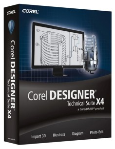 Corel Designer Technical Suite X4, MNT, 11-25u, 2Y, Multi