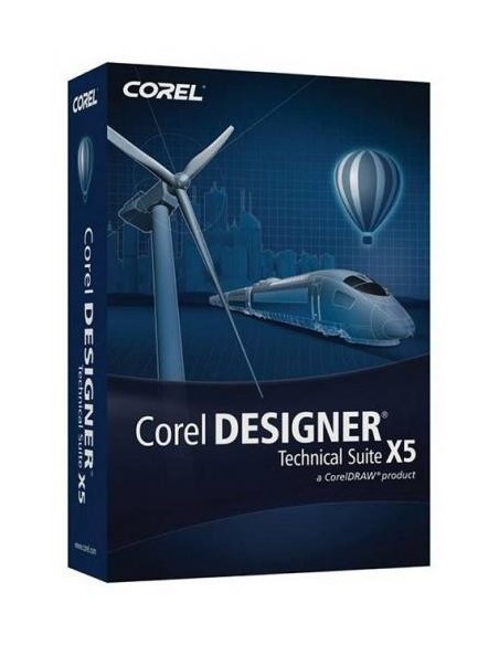 Corel DESIGNER Technical Suite X5, 1-10u, ENG DEU FRE
