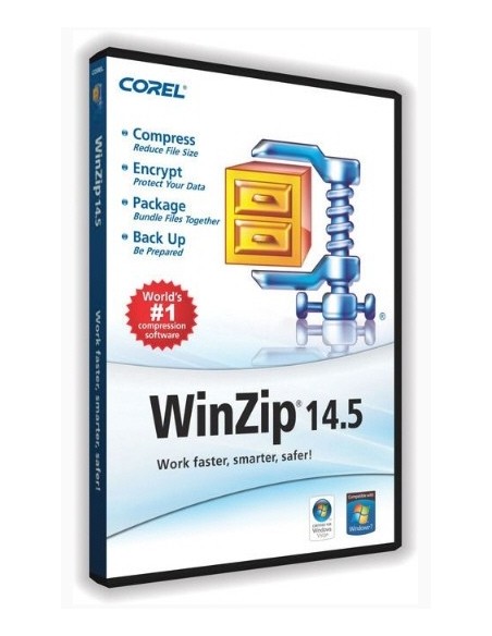 Corel WinZip 14.5 Standard, WIN, 100-199u, UPG, ENG