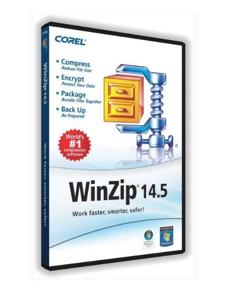 Corel WinZip 14.5 Standard, WIN, 50-99u, UPG, ITA