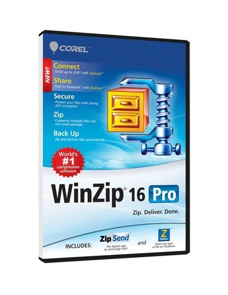 Corel WinZip 16 Pro, Win, 100000+u, UPG, ML