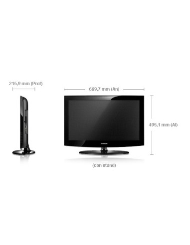 Samsung LE26D460C9HXXC 66 cm (26") HD Nero