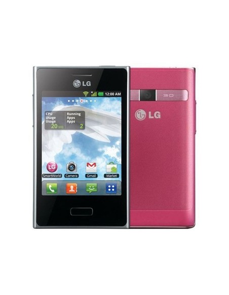 LG Optimus L3 E400 8,13 cm (3.2") SIM singola Android 2.3.6 3G 0,375 GB 1,1 GB 1540 mAh Rosa
