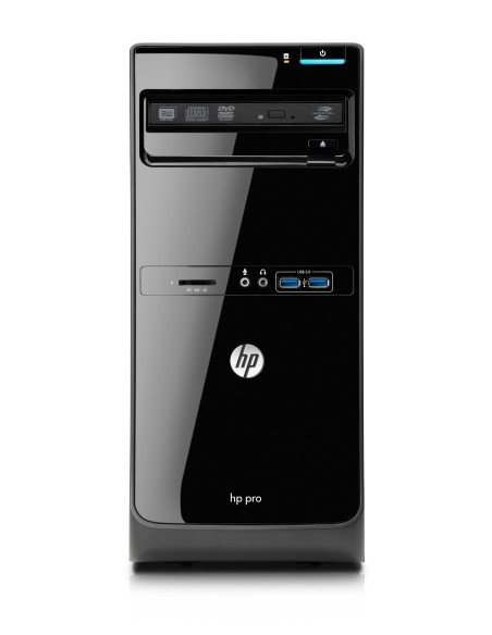 HP Pro 3400 MT DDR3-SDRAM G850 Micro Tower Intel® Pentium® 2 GB 500 GB HDD Windows 7 Professional PC Nero