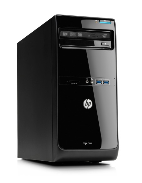 HP Pro 3400 MT DDR3-SDRAM G850 Micro Tower Intel® Pentium® 2 GB 500 GB HDD Windows 7 Professional PC Nero