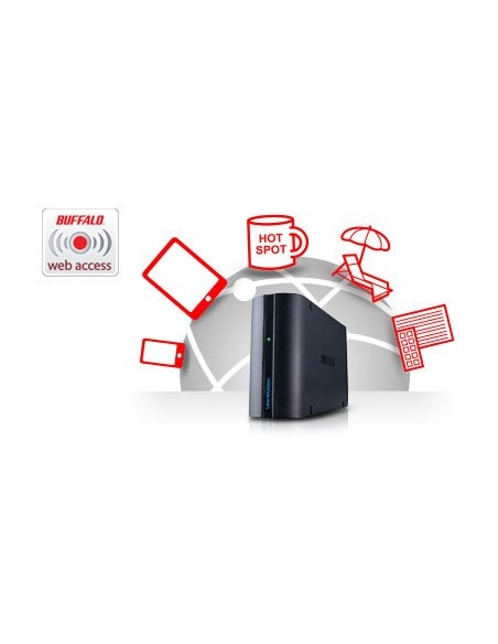 Buffalo 2TB LinkStation Mini NAS Collegamento ethernet LAN Bianco