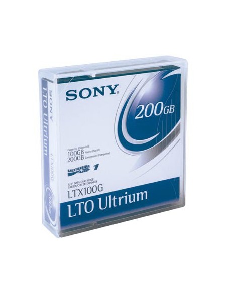Sony Data Cart 100-200GB 609m LTO 1pk Blank data tape 1,27 cm
