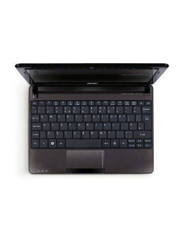 Acer Aspire One AOD270-28Dkk32BT Netbook 25,6 cm (10.1") Intel Atom® 1 GB DDR3-SDRAM 320 GB HDD Windows 7 Starter Nero