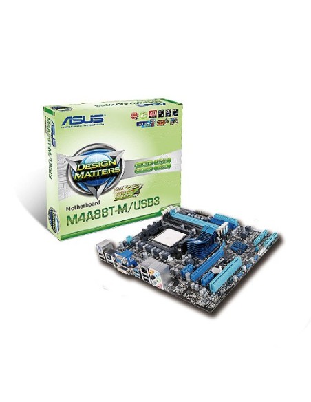 ASUS M4A88T-M USB3 AMD 880G Presa elettrica AM3 micro ATX