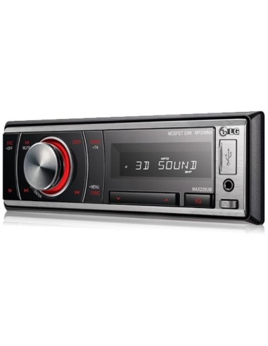 LG MAX220UB Ricevitore multimediale per auto Nero, Argento