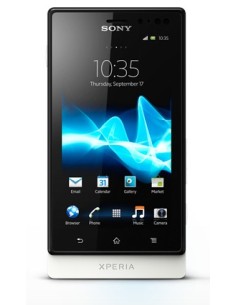 Sony Xperia sola 9,4 cm (3.7") SIM singola Android 2.3 3G 0,5 GB 8 GB Bianco
