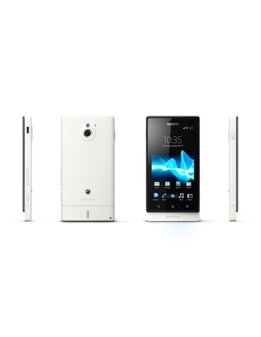 Sony Xperia sola 9,4 cm (3.7") SIM singola Android 2.3 3G 0,5 GB 8 GB Bianco