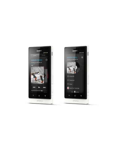Sony Xperia sola 9,4 cm (3.7") SIM singola Android 2.3 3G 0,5 GB 8 GB Bianco