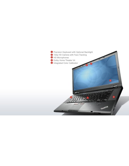Lenovo ThinkPad W530 Workstation mobile 39,6 cm (15.6") HD+ Intel® Core™ i7 4 GB DDR3-SDRAM 500 GB HDD Windows 7 Professional