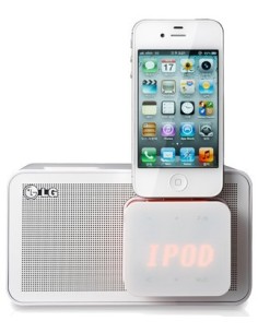 LG ND1520 docking station con altoparlanti 1.0 canali 5 W Bianco 2
