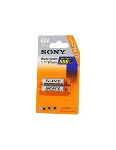 Sony 2 X AAA LR03 800MAH Batteria ricaricabile Nichel-Metallo Idruro (NiMH)