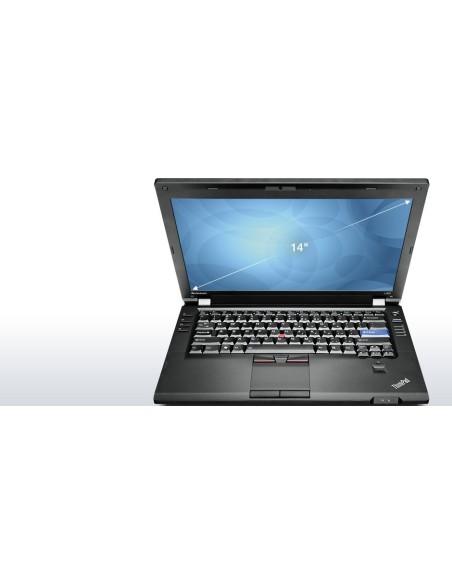 Lenovo ThinkPad L420 35,6 cm (14") Intel® Core™ i5 4 GB DDR3-SDRAM 500 GB HDD Windows 7 Professional Nero