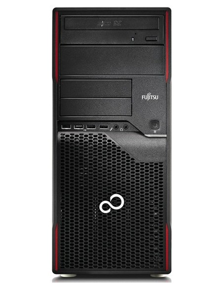 Fujitsu ESPRIMO P900 DDR3-SDRAM i7-2600 Micro Tower Intel® Core™ i7 8 GB 128 GB Windows 7 Professional PC Nero, Rosso