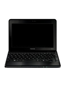 Toshiba NB510-108 Netbook 25,6 cm (10.1") Intel Atom® 1 GB DDR3-SDRAM 320 GB HDD Windows 7 Starter Nero