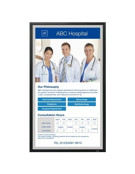 Sharp PN-E702 Monitor PC 177,8 cm (70") 1920 x 1080 Pixel Full HD Nero
