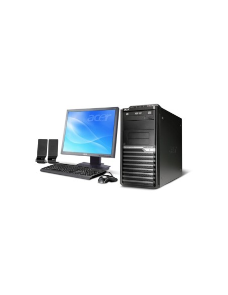 Acer Veriton M 4610G DDR3-SDRAM i3-2120 Intel® Core™ i3 4 GB 500 GB Windows 7 Professional PC Nero