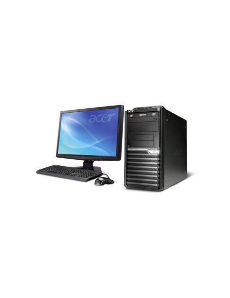 Acer Veriton M 4610G DDR3-SDRAM i3-2120 Intel® Core™ i3 4 GB 500 GB Windows 7 Professional PC Nero