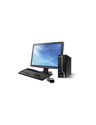 Acer Veriton X 2610G DDR3-SDRAM G620 Intel® Pentium® 2 GB 500 GB Windows 7 Professional PC Nero