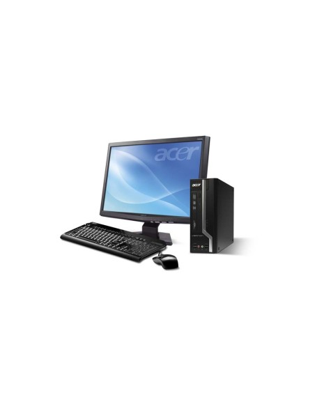 Acer Veriton X 2610G DDR3-SDRAM G620 Intel® Pentium® 2 GB 500 GB Windows 7 Professional PC Nero