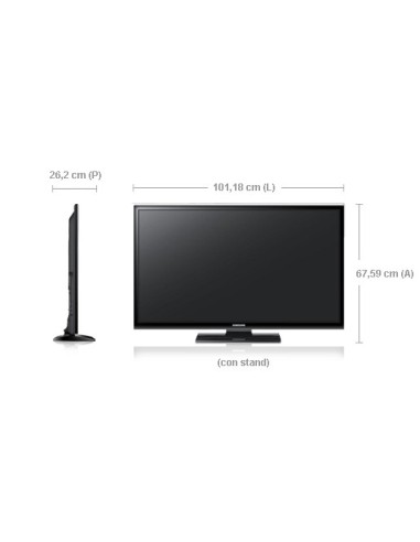 Samsung PS43E450A1WXZT TV 109,2 cm (43") XGA Nero