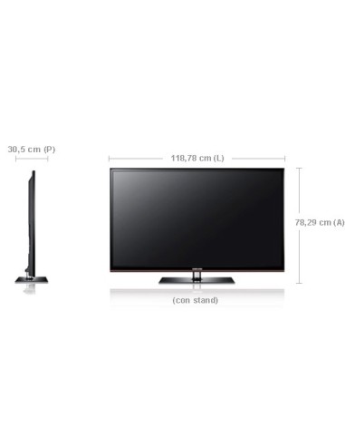 Samsung PS51E490B1WXZT TV 129,5 cm (51") XGA Nero