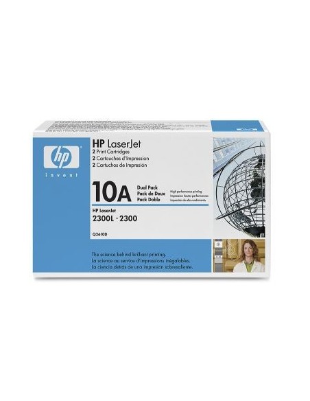 HP Q2610D cartuccia toner 2 pz Originale Nero