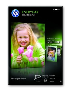 HP Q5441A carta fotografica Nero, Blu, Bianco 2