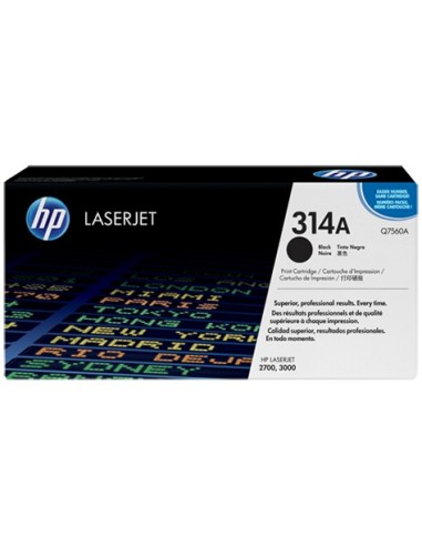 HP 314A Black Original LaserJet Toner Cartridge cartuccia toner 1 pz Originale Nero